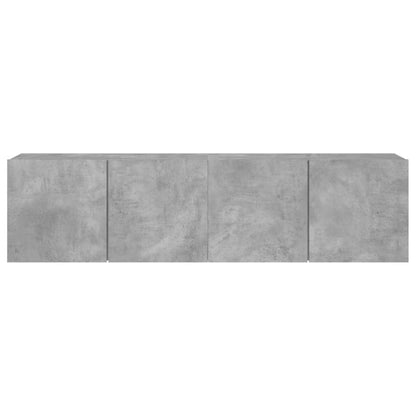 vidaXL TV-Wandschränke 2 Stk. Betongrau 80x30x41 cm
