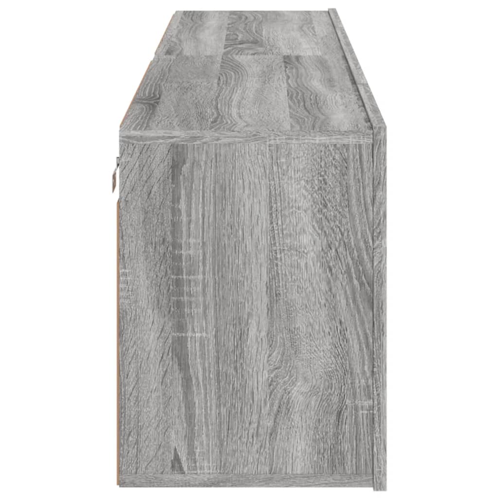 TV-Wandschränke 2 Stk. Grau Sonoma 80x30x41 cm