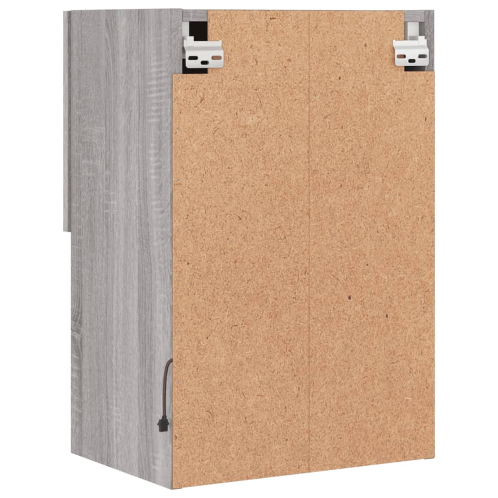 Meuble TV vidaXL avec lumières LED gris Sonoma 40,5x30x60 cm
