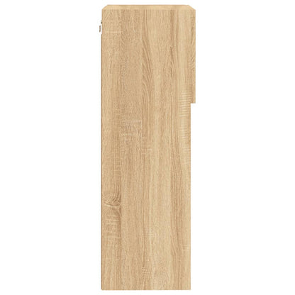 vidaXL TV-Schrank mit LED-Leuchten Sonoma-Eiche 40,5x30x90 cm