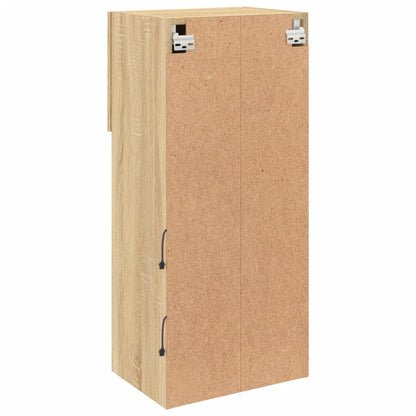 vidaXL TV-Schrank mit LED-Leuchten Sonoma-Eiche 40,5x30x90 cm