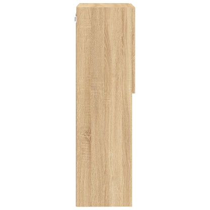 vidaXL TV-Schrank mit LED-Leuchten Sonoma-Eiche 40,5x30x102 cm