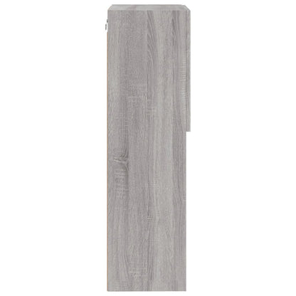 vidaXL TV-Schrank mit LED-Leuchten Grau Sonoma 40,5x30x102 cm