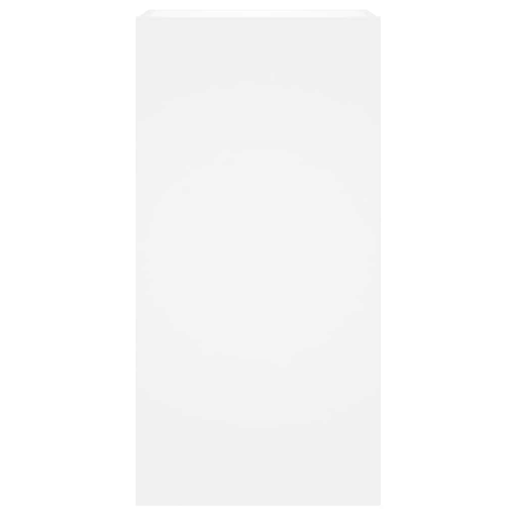 vidaXL TV-Wandschrank mit LED-Leuchten Weiß 40,5x35x80 cm