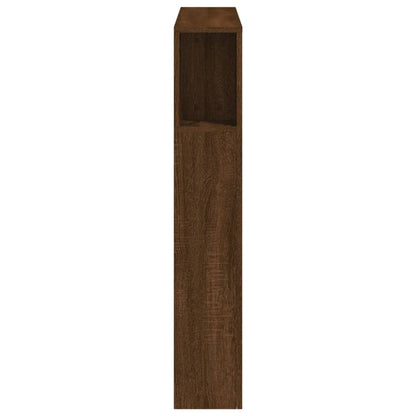 vidaXL LED-Kopfteil Braun Eichen-Optik 100x18,5x103,5 cm Holzwerkstoff