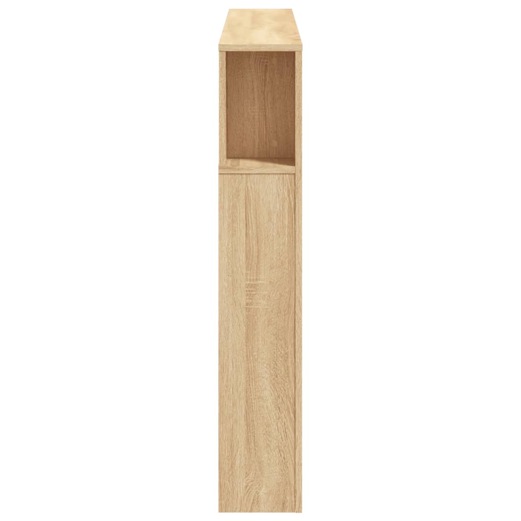 vidaXL LED-Kopfteil Sonoma Eiche 140x18,5x103,5 cm Holzwerkstoff