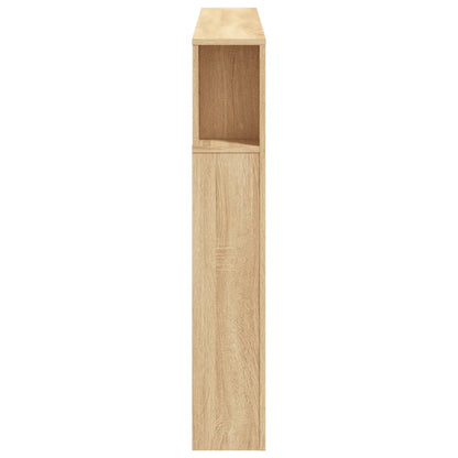 vidaXL LED-Kopfteil Sonoma Eiche 140x18,5x103,5 cm Holzwerkstoff