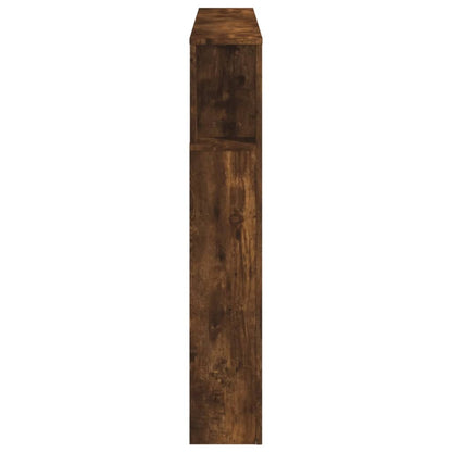 vidaXL LED-Kopfteil Räuchereiche 140x18,5x103,5 cm Holzwerkstoff