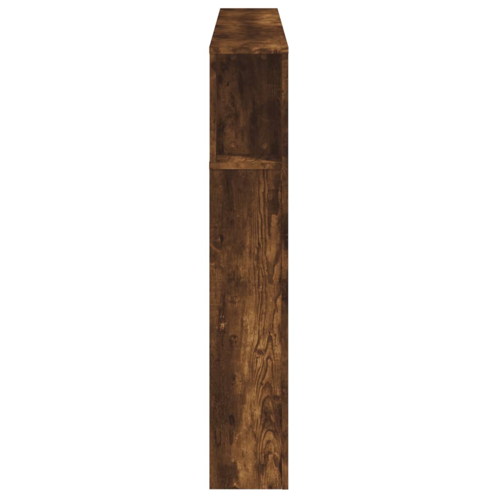 vidaXL LED-Kopfteil Räuchereiche 160x18,5x103,5 cm Holzwerkstoff