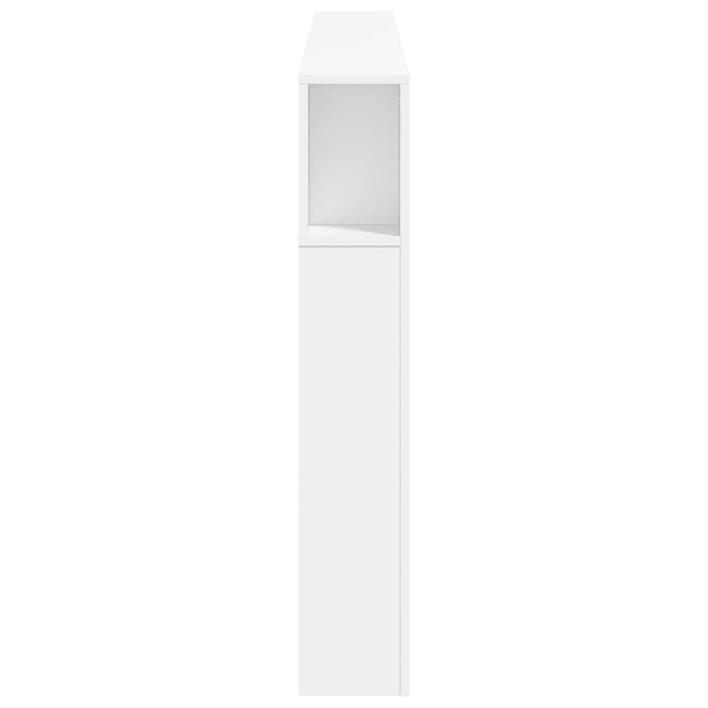 vidaXL LED-Kopfteil Weiß 180x18,5x103,5 cm Holzwerkstoff