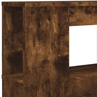 vidaXL LED-Kopfteil Räuchereiche 180x18,5x103,5 cm Holzwerkstoff