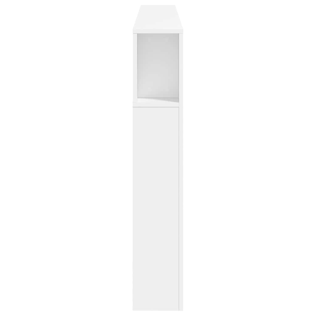 vidaXL LED-Kopfteil Weiß 200x18,5x103,5 cm Holzwerkstoff