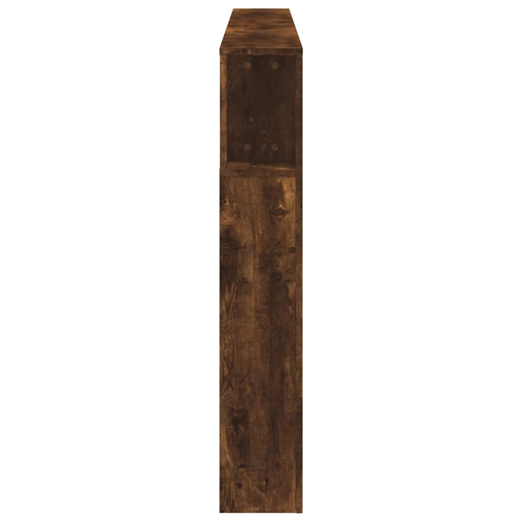 vidaXL LED-Kopfteil Räuchereiche 200x18,5x103,5 cm Holzwerkstoff