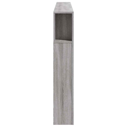 vidaXL LED-Kopfteil Grau Sonoma 200x18,5x103,5 cm Holzwerkstoff