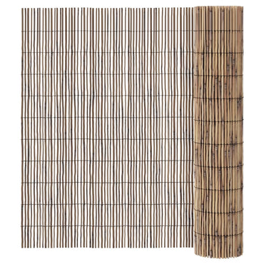 vidaXL Gartenzaun 600x100 cm Schilf