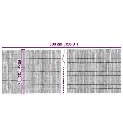 vidaXL Gartenzaun 500x90 cm Schilf