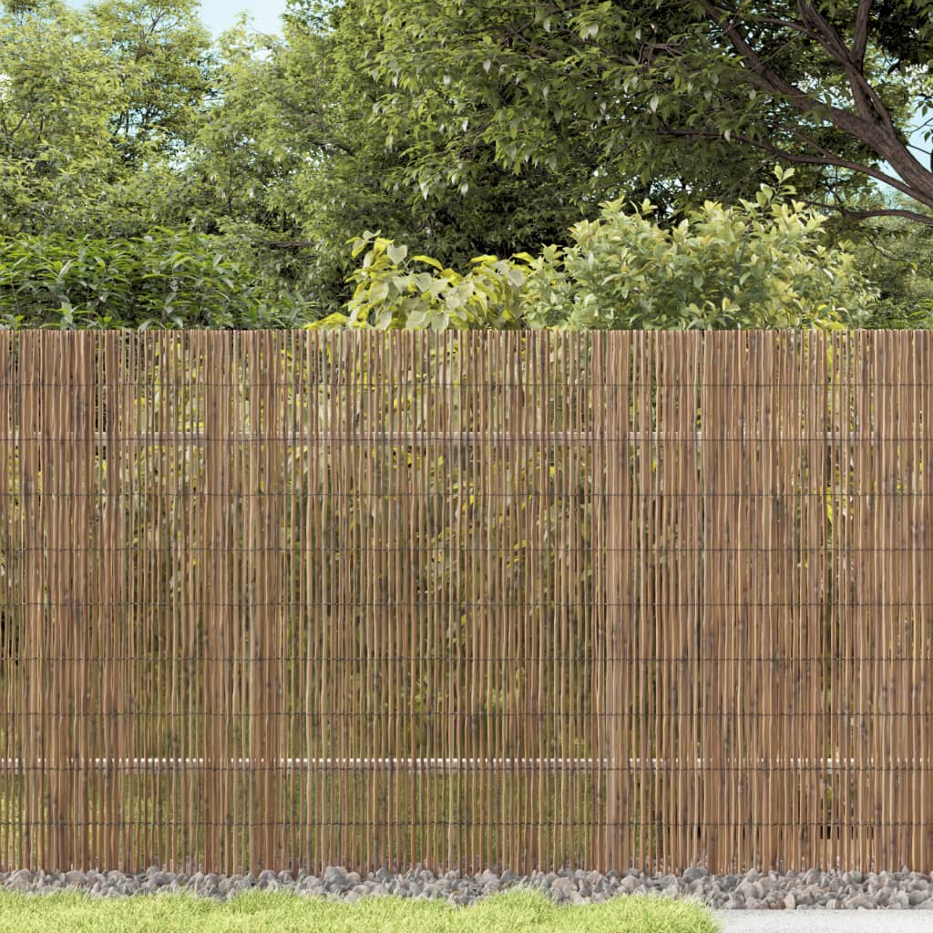 vidaXL Gartenzaun 500x90 cm Schilf