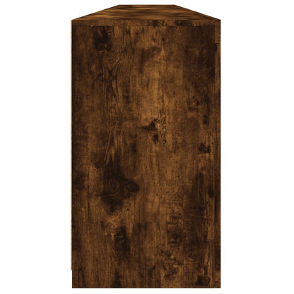 vidaXL Sideboard mit LED-Leuchten Räuchereiche 283x37x67 cm