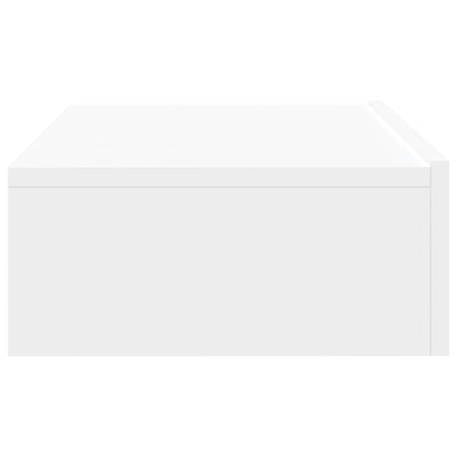 vidaXL TV-Schrank mit LED-Leuchten Weiß 60x35x15,5 cm