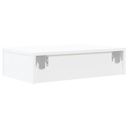 vidaXL TV-Schrank mit LED-Leuchten Weiß 60x35x15,5 cm