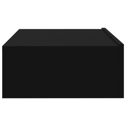 vidaXL TV-Schrank mit LED-Leuchten Schwarz 60x35x15,5 cm