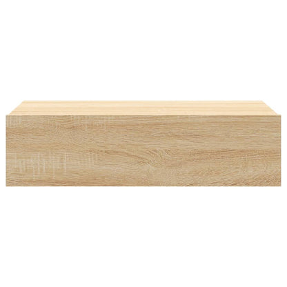 vidaXL TV-Schrank mit LED-Leuchten Sonoma-Eiche 60x35x15,5 cm