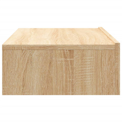 vidaXL TV-Schrank mit LED-Leuchten Sonoma-Eiche 60x35x15,5 cm