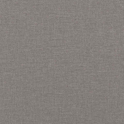 Bettgestell "Dover" Taupe 140x190 cm Stoff