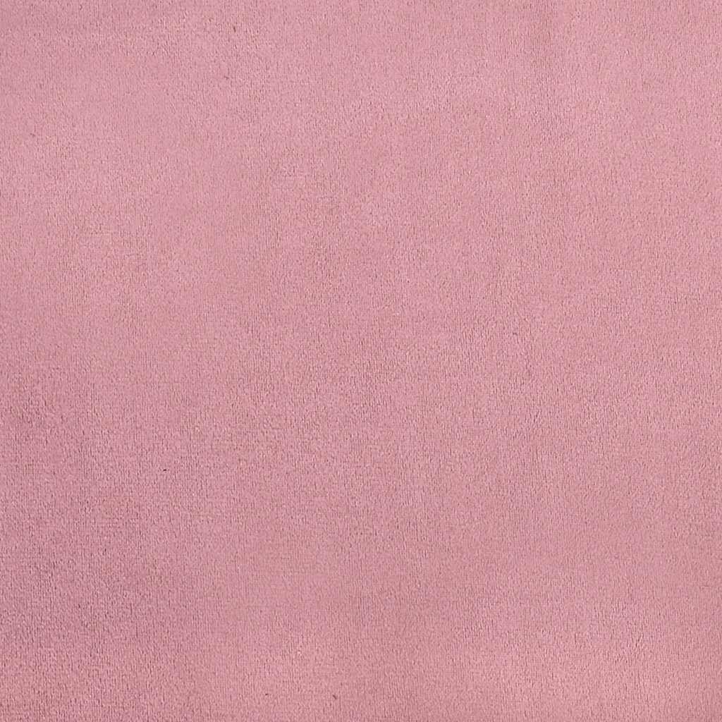 Bettgestell mit Kopfteil "Dover" Rosa 180x200 cm Samt