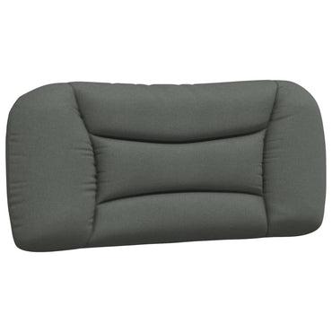 vidaXL Kopfteil-Kissen "Hvar" Dunkelgrau 80 cm Stoff