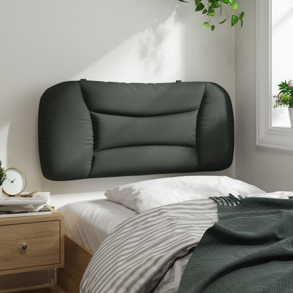 vidaXL Kopfteil-Kissen "Hvar" Dunkelgrau 80 cm Stoff