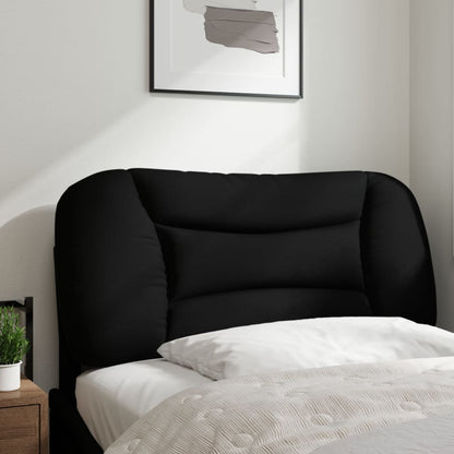 vidaXL Kopfteil-Kissen "Hvar" Schwarz 80 cm Stoff