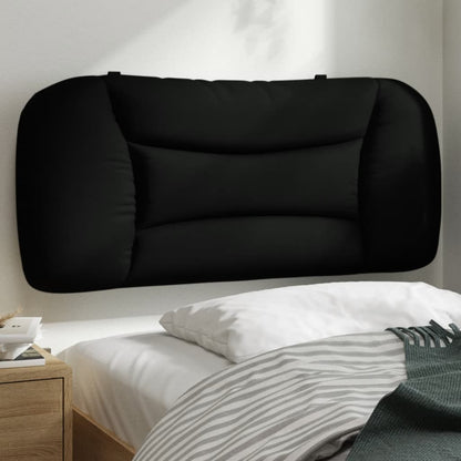vidaXL Kopfteil-Kissen "Hvar" Schwarz 80 cm Stoff
