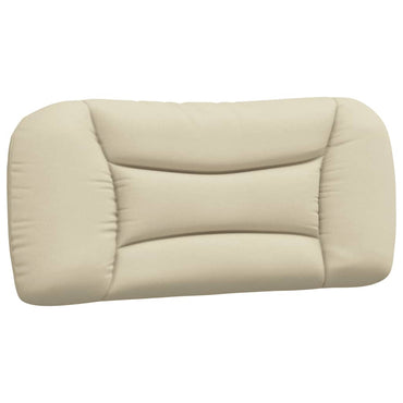 vidaXL Kopfteil-Kissen "Hvar" Creme 80 cm Stoff