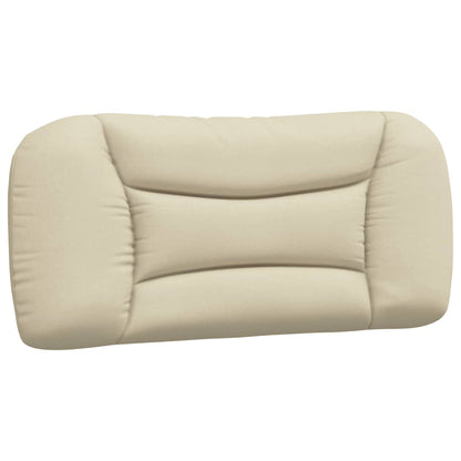 vidaXL Kopfteil-Kissen "Hvar" Creme 80 cm Stoff
