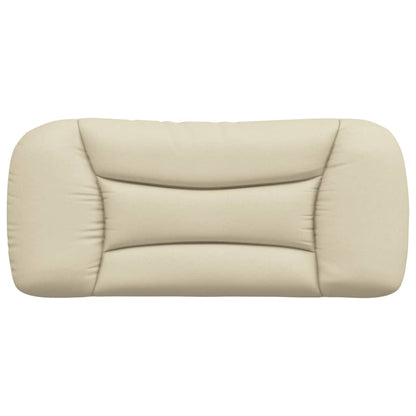 vidaXL Kopfteil-Kissen "Hvar" Creme 80 cm Stoff