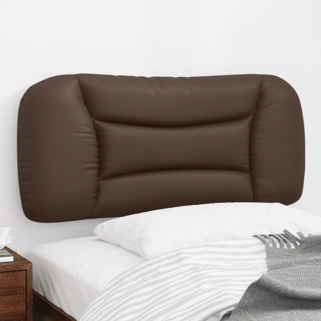 vidaXL Kopfteil-Kissen "Hvar" Braun 80 cm Kunstleder