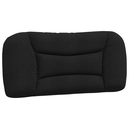 vidaXL Kopfteil-Kissen "Hvar" Schwarz 90 cm Stoff