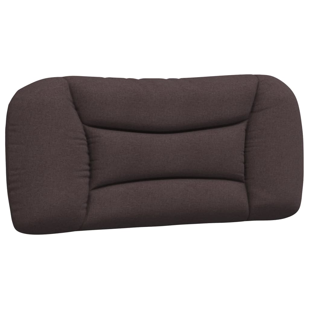 vidaXL Kopfteil-Kissen "Hvar" Dunkelbraun 90 cm Stoff
