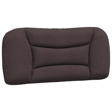 vidaXL Kopfteil-Kissen "Hvar" Dunkelbraun 90 cm Stoff