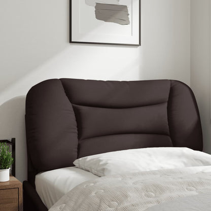 vidaXL Kopfteil-Kissen "Hvar" Dunkelbraun 90 cm Stoff