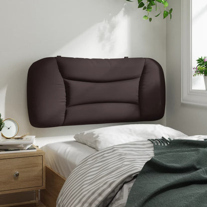 vidaXL Kopfteil-Kissen "Hvar" Dunkelbraun 90 cm Stoff