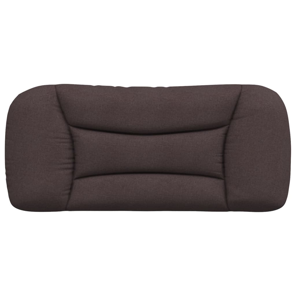vidaXL Kopfteil-Kissen "Hvar" Dunkelbraun 90 cm Stoff