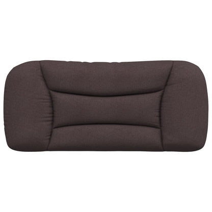 vidaXL Kopfteil-Kissen "Hvar" Dunkelbraun 90 cm Stoff