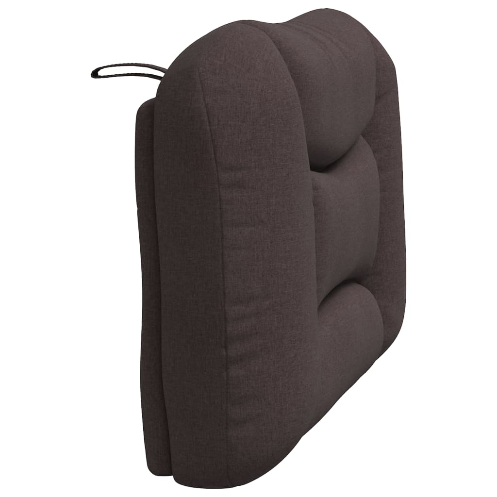 vidaXL Kopfteil-Kissen "Hvar" Dunkelbraun 90 cm Stoff