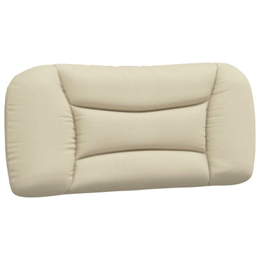 vidaXL Kopfteil-Kissen "Hvar" Creme 90 cm Stoff