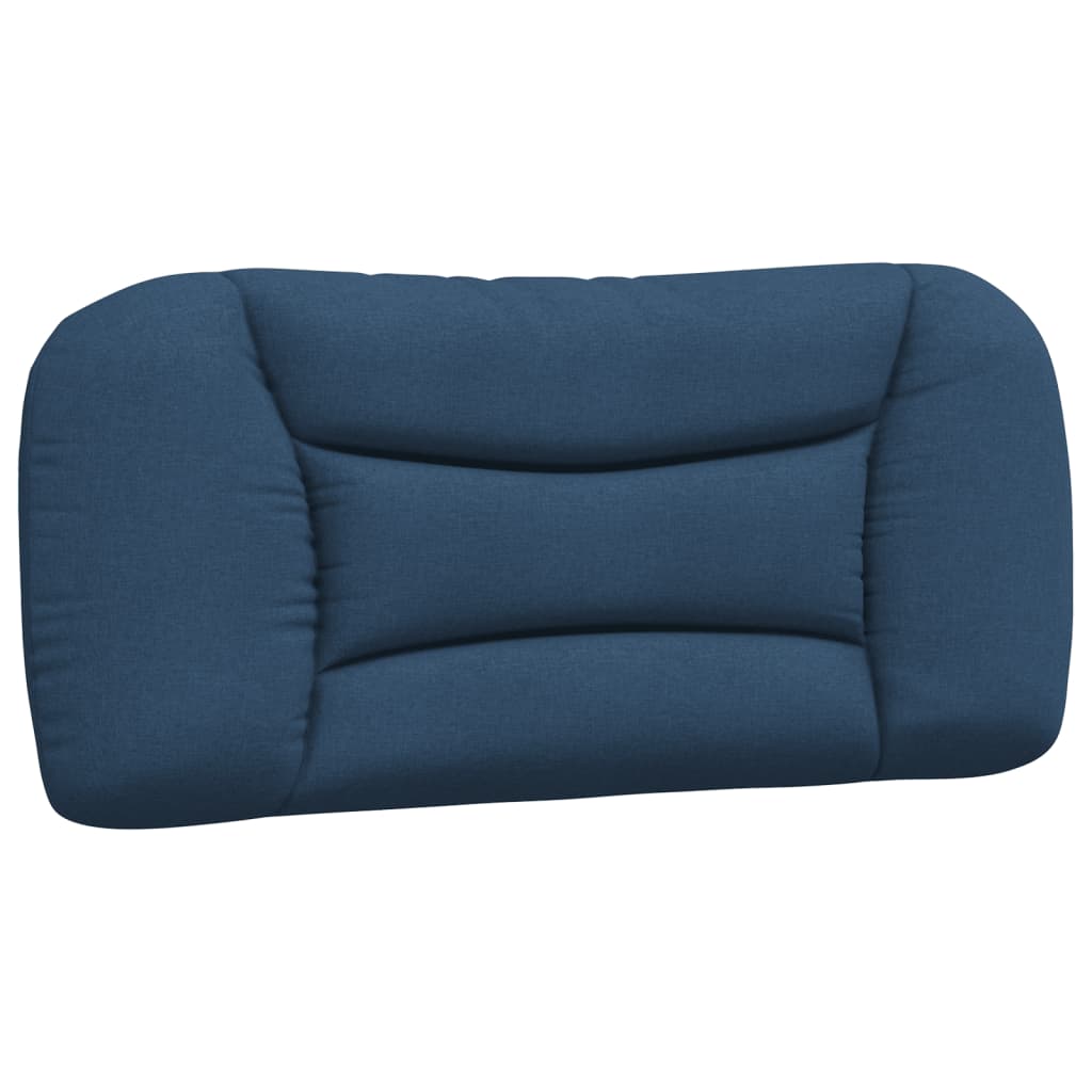 vidaXL Kopfteil-Kissen "Hvar" Blau 90 cm Stoff