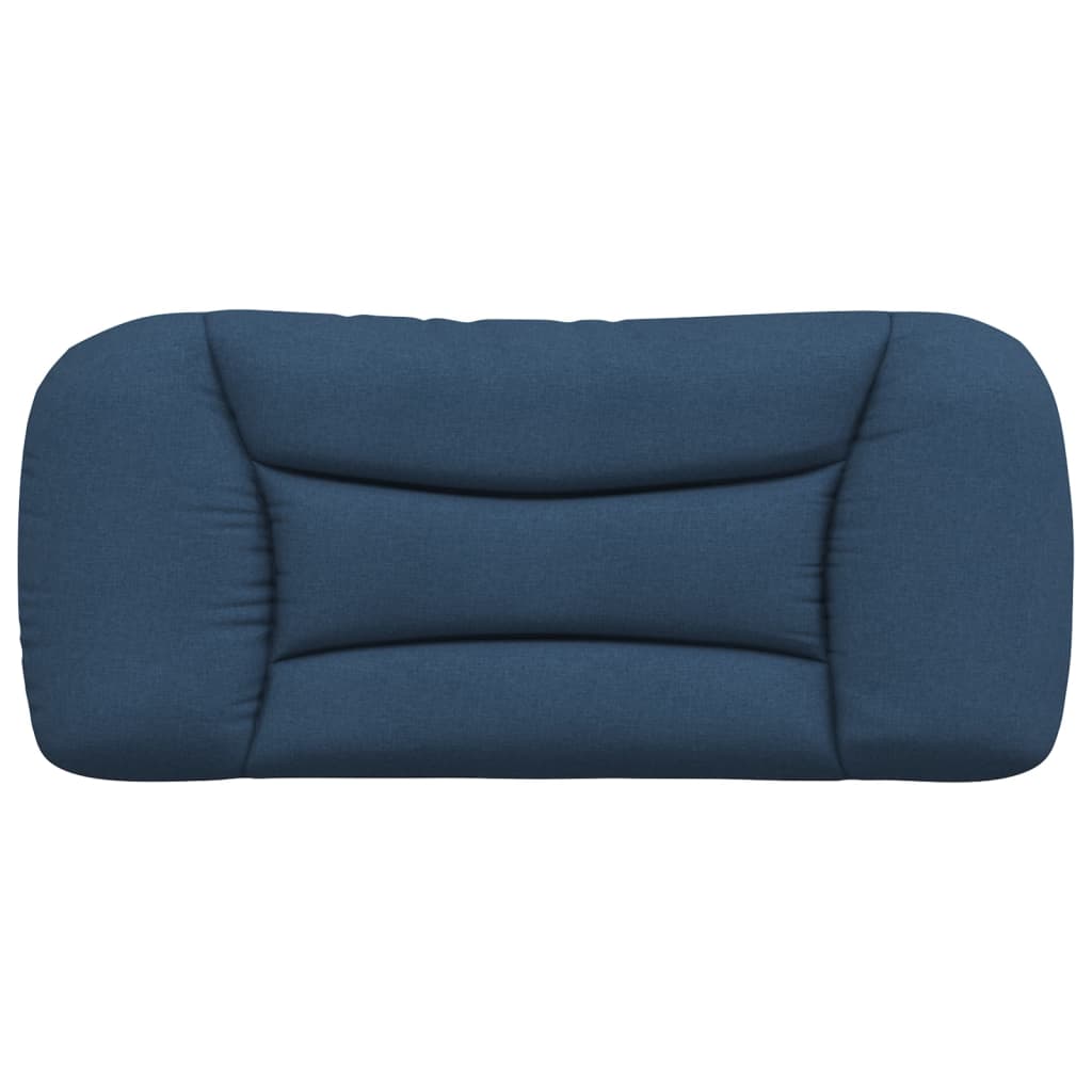 vidaXL Kopfteil-Kissen "Hvar" Blau 90 cm Stoff