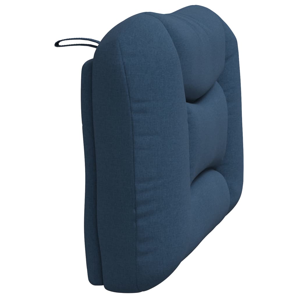 vidaXL Kopfteil-Kissen "Hvar" Blau 90 cm Stoff