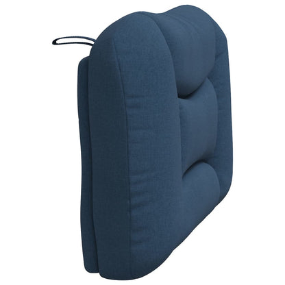 vidaXL Kopfteil-Kissen "Hvar" Blau 90 cm Stoff